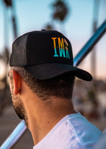 Load image into Gallery viewer, TMTMV | Black Trucker Hat
