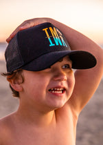 Load image into Gallery viewer, TMTMV | Black Trucker Hat
